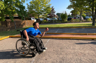 Eine eigene Boccia-Bahn für unsere Sportler